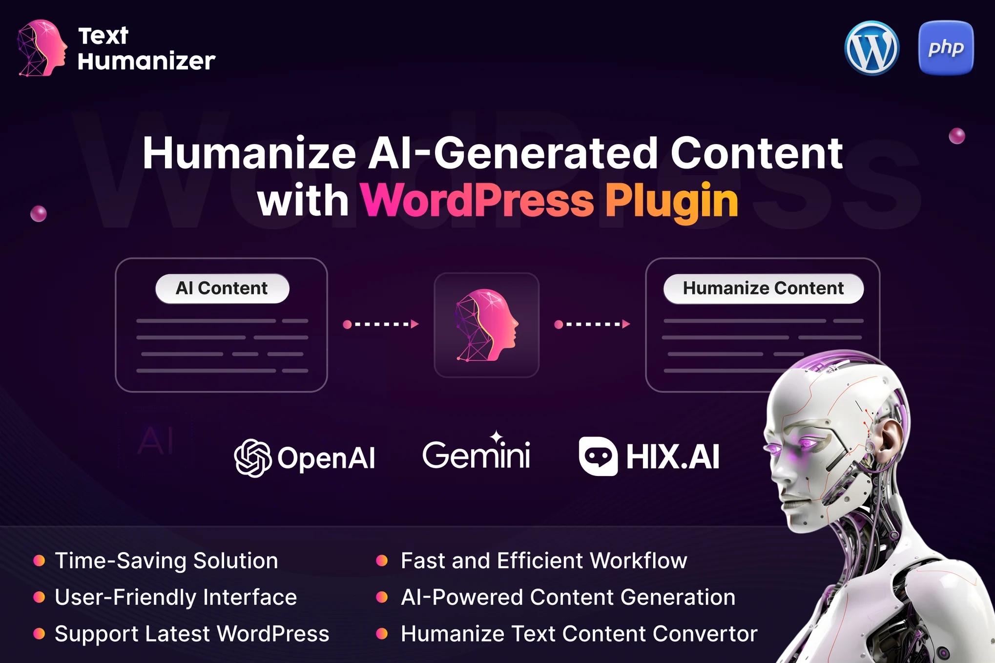 extHumanizer Humanize AI Content WordPress Plugin